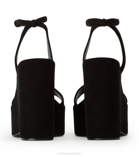 Plateau-Absätze| de Tony Bianco Frauen Vesna-Keile schwarzes Wildleder 462416